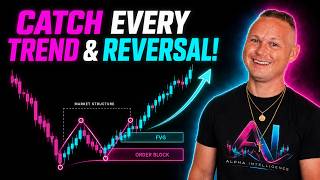 ICT   SMC Trend Strategy: Order Blocks   Market Structure   FVGs
