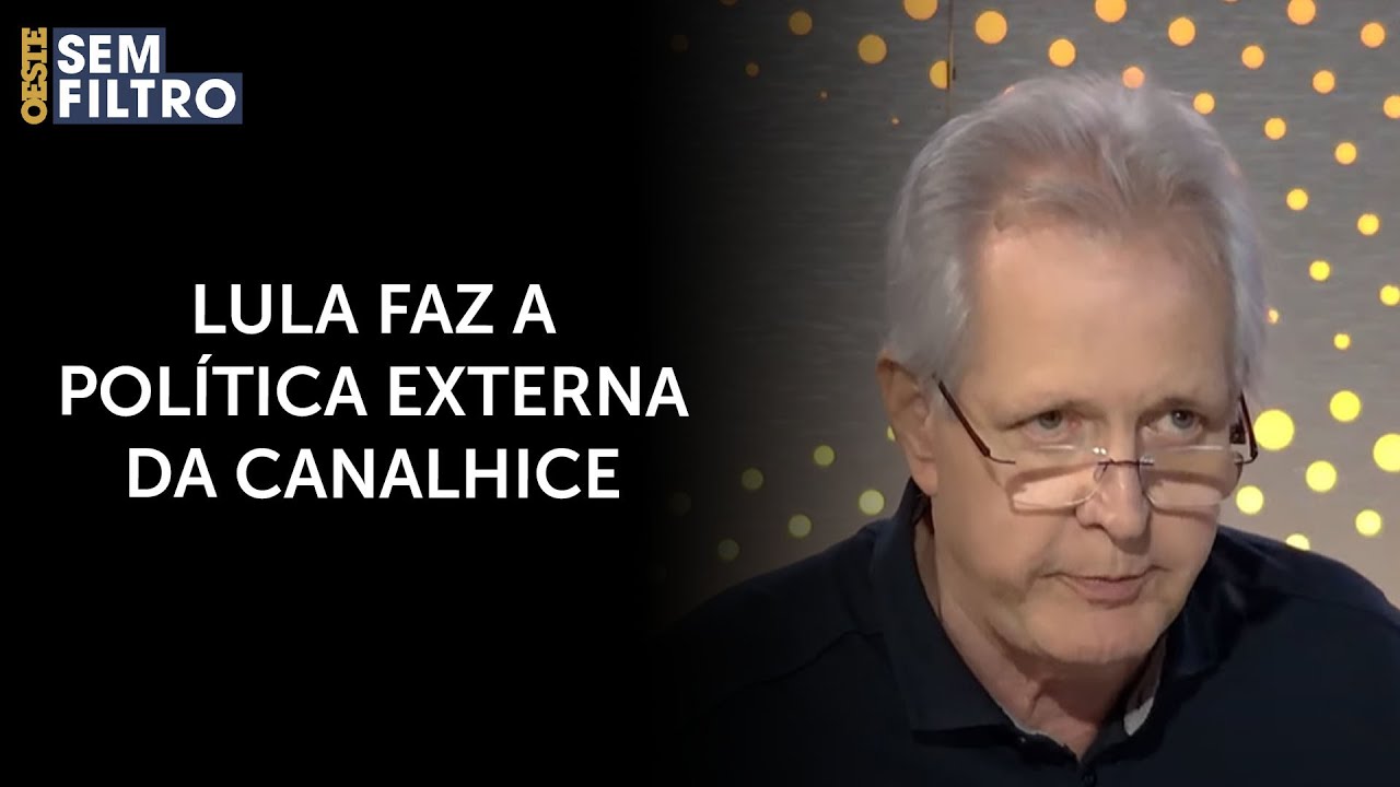 Augusto Nunes: ‘Lula coloca o BNDES à disposição dos caloteiros profissionais’ | #osf