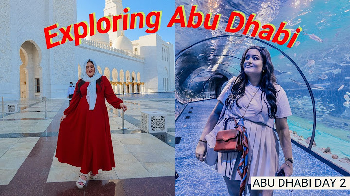 First Day in Abu Dhabi! | National Aquarium, Sheikh Zayed Grand Mosque, breakfast buffet of dreams