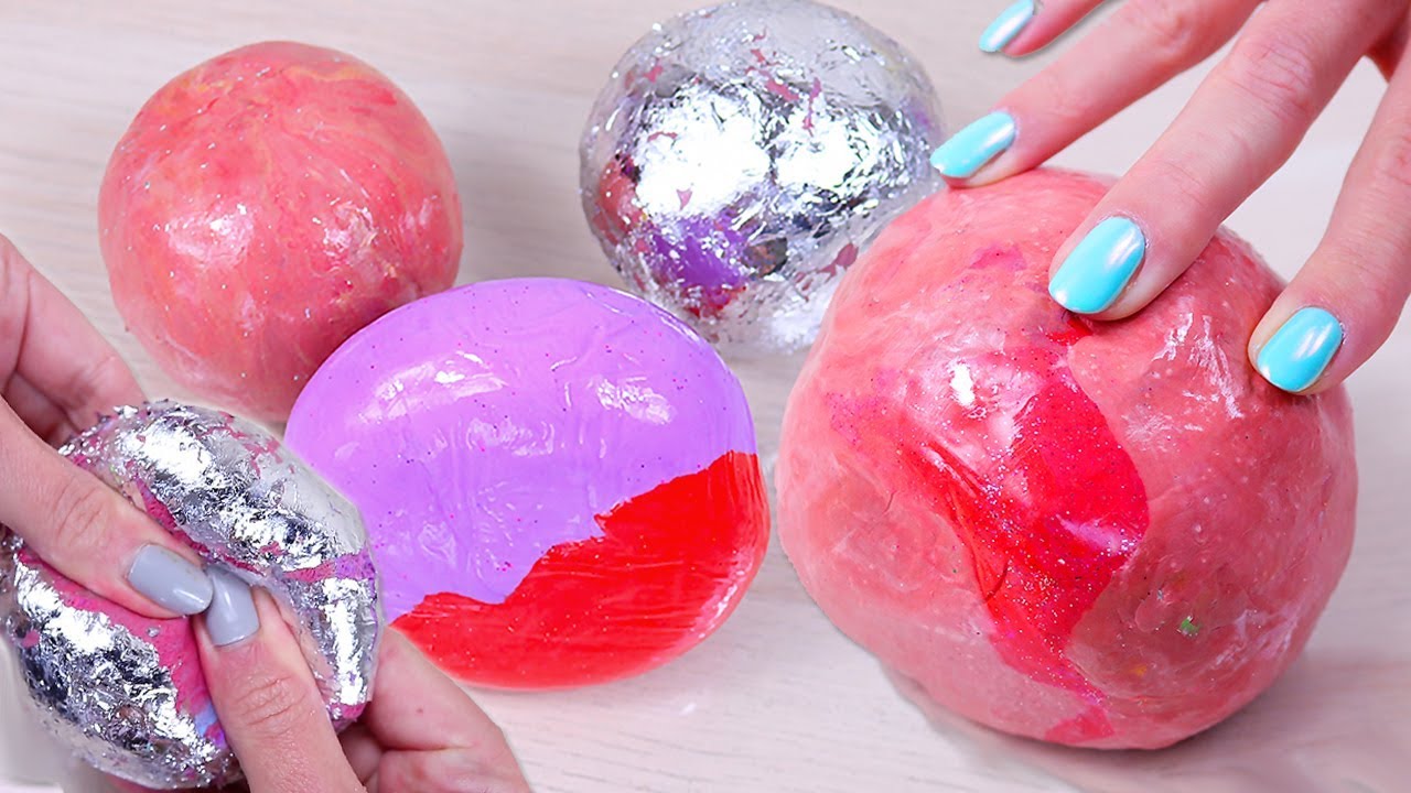 CLAY CRACKING ASMR Giant Clay Ball Popping 부수는 쾌감 점토부수