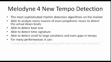 Melodyne 4 Tempo Mapping in Studio One
