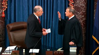 Chief Justice John Roberts sworn in for Trump impeachment trial