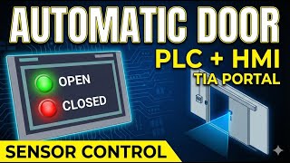 Automatic Door Control using PLC | TIA Portal Ladder Logic & HMI Design
