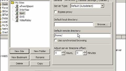 Filezilla for SecureFTP to Spot