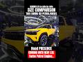 TATA SIERRA ROAD PRESENCE size comparison with HARRIER EV #tatasierra #tatasierra2025 #shorts #tata