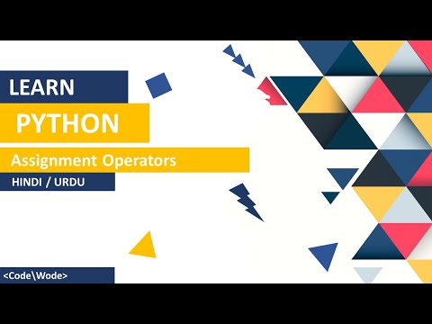 Python Assignment Operators Tutorial In Hindi / Urdu