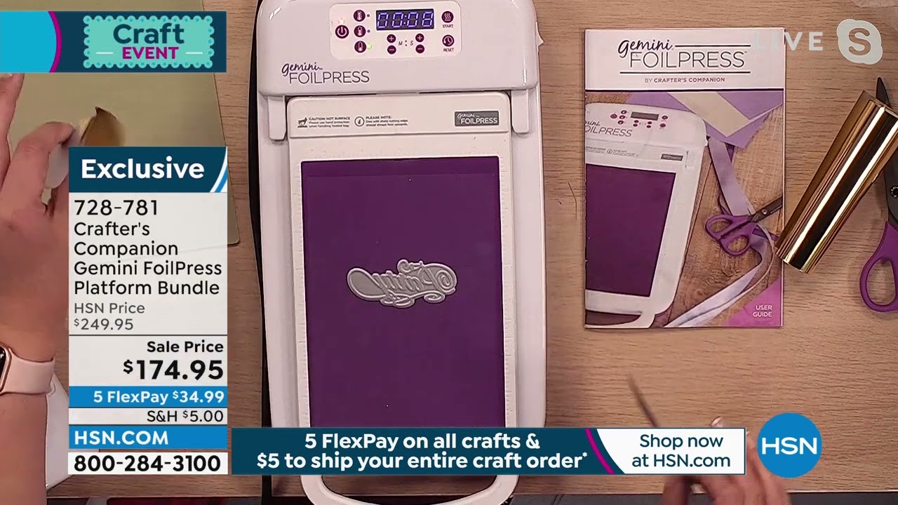 Crafter's Companion Gemini FoilPress Platform Bundle