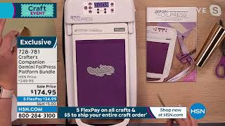Crafter's Companion Gemini FoilPress Platform Bundle