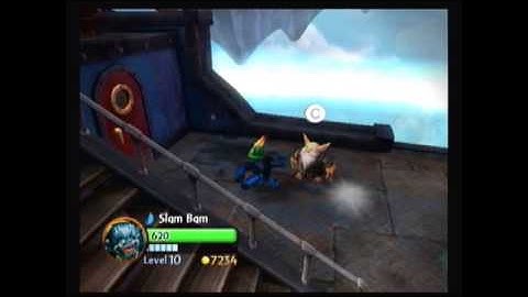 Skylanders Giants Part 167: S2 Slam Bam Blizzard Brawler & L-Slam Bam Glacier Yeti Upgrade Paths