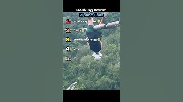 Ranking Worst Zipline Fails