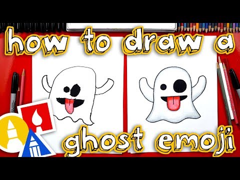 Video: How To Draw A Ghost