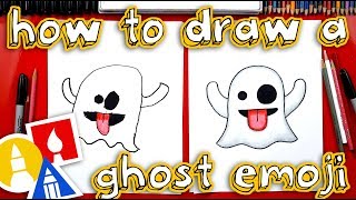 How To Draw The Ghost Emoji