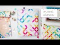 *NEW* A5 Horizontal Mid Century Circles Ring Agenda Life Planner from Erin Condren 2021-2022!!