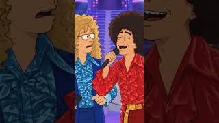 bucatini disco dance cartoon! PAOLO BONOLIS E LUCA LAURENTI! # #cartoon #memes #rickandmorty