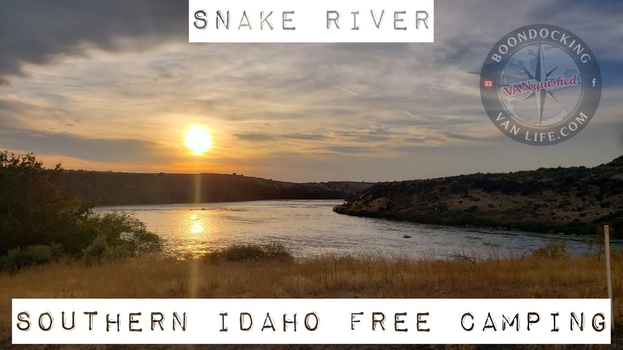 Snake River Free Camping in Idaho YouTube