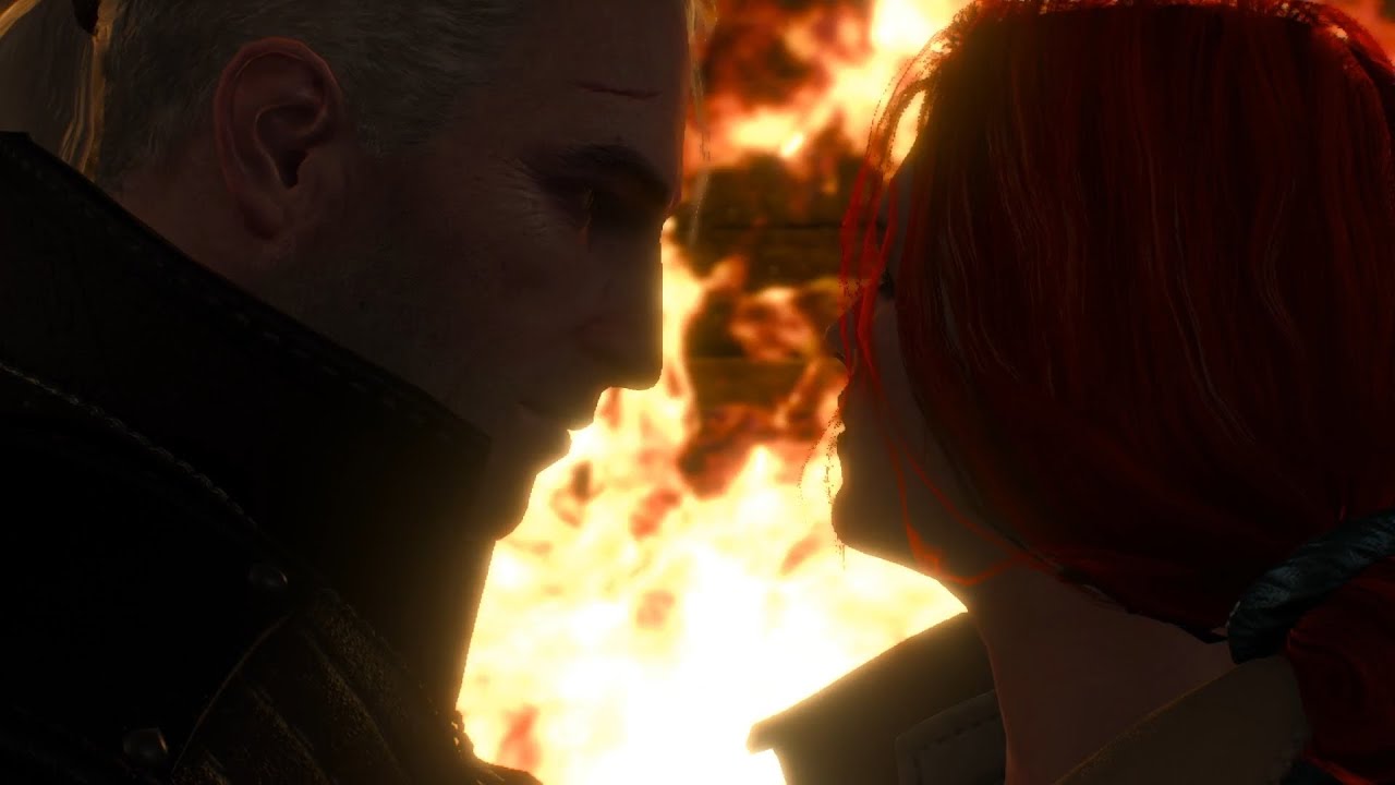 The Witcher 3 Now Or Never (Side Mission Quest) Geralt and Triss Relationship.