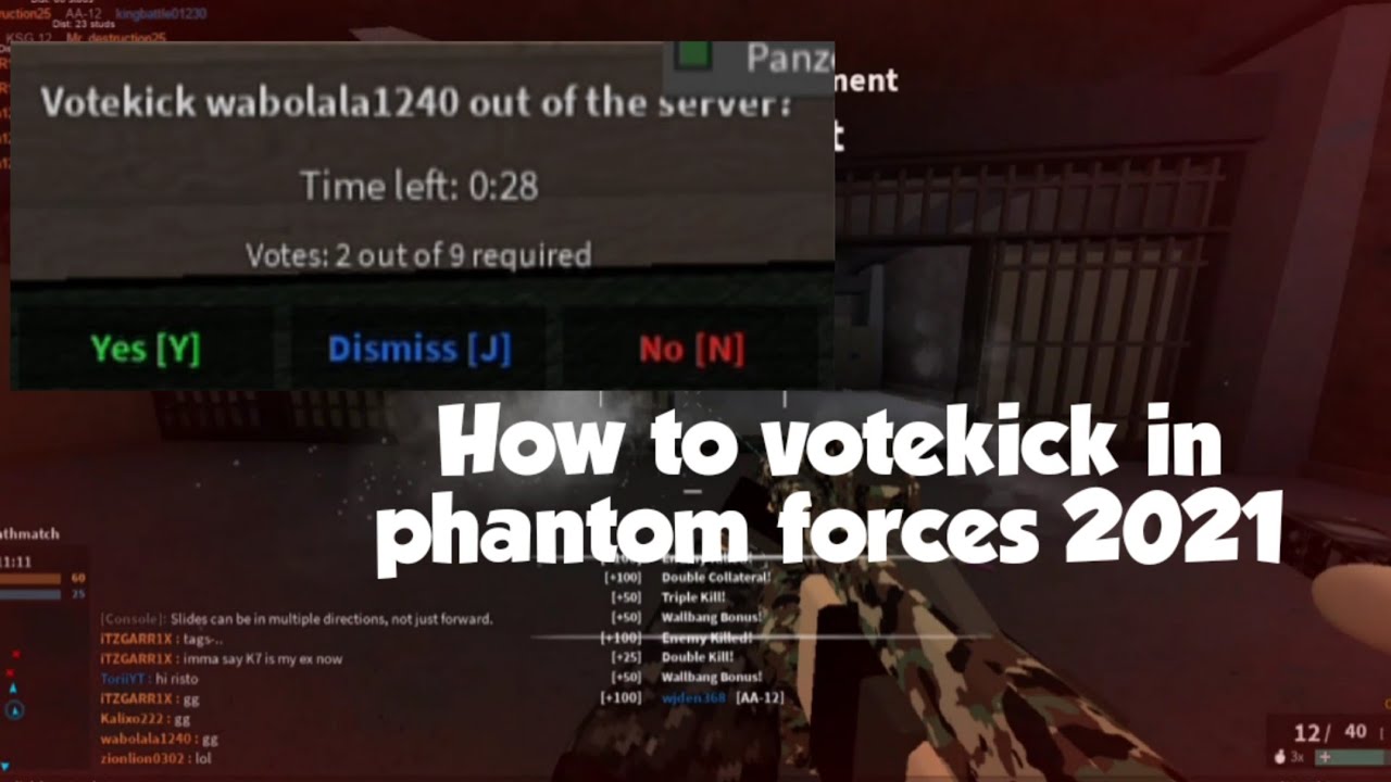 Votekicking Is Atrocious, and How To Fix It. : r/PhantomForces