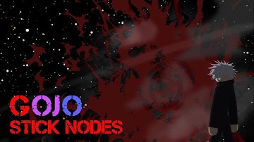 The Strongest Battlegrounds - Gojo Moveset | Stick Nodes Pro (FULL REWORK)