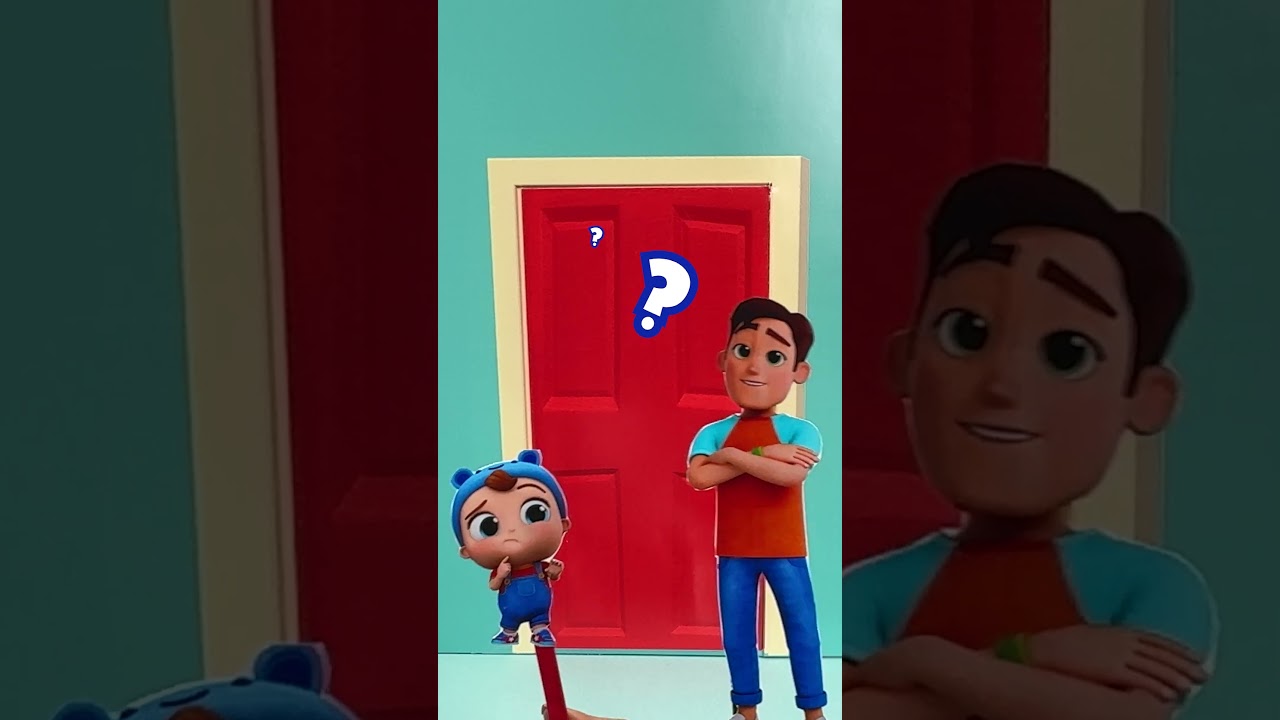 Knock Knock who's there?? #babyjohn #nurseryrhymes - YouTube
