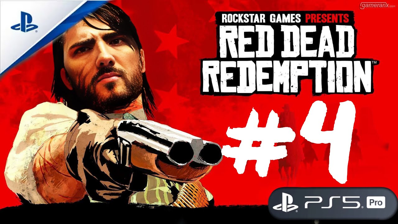 Red Dead Redemption #4/Помощь маршалу/PS5PRO/4 серия