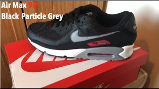 air max 90 grey and red