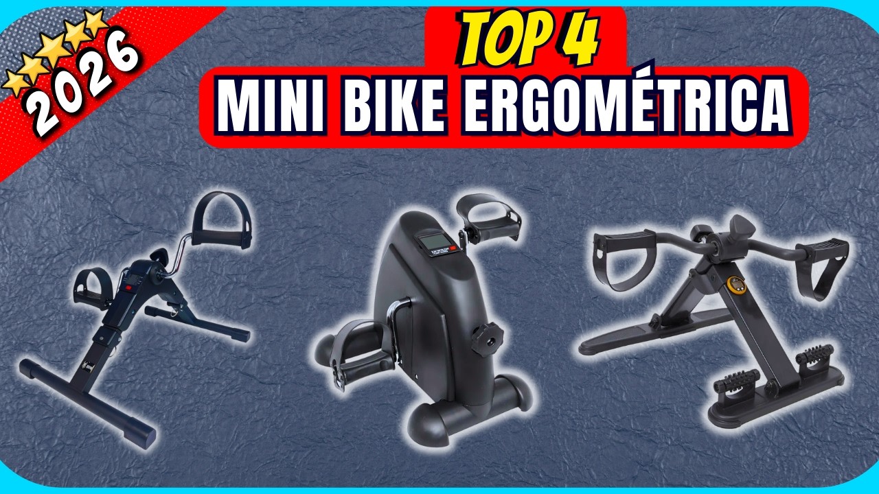 TOP 4 Melhores Mini Bike Ergométrica Fitness de 2026 - YouTube