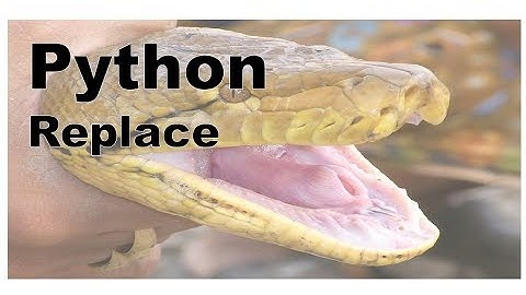 645-Python - Replace (Strings/Substrings) Method
