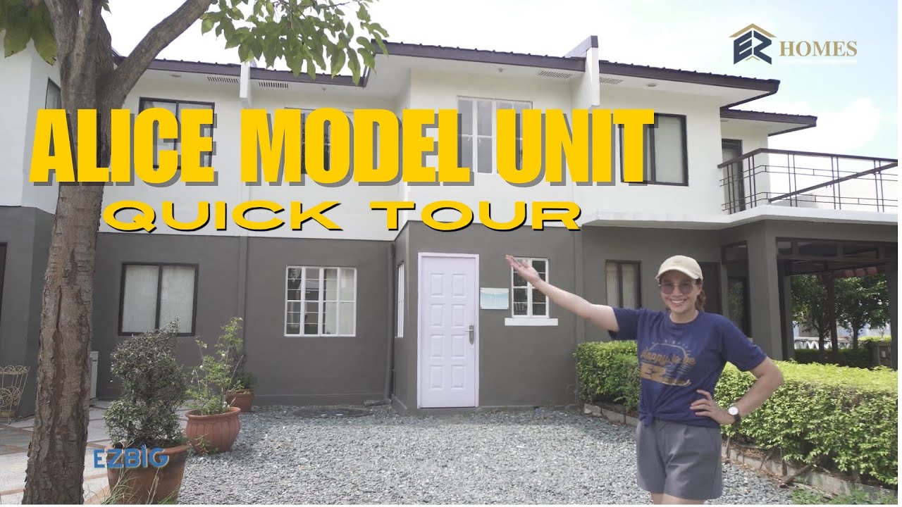 Affordable House and Lot Alice Model Unit - YouTube