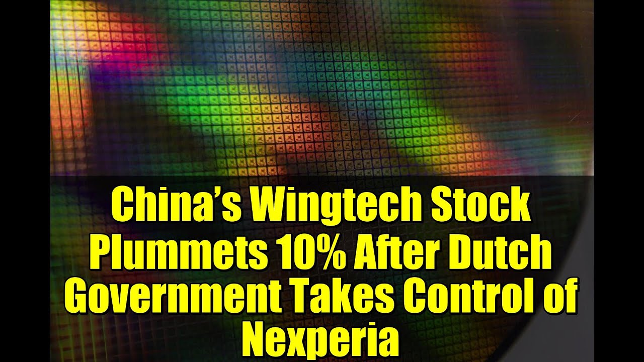 Акции китайской компании Wingtech упали на 10% после того, как правительство Нидерландов взяло по...