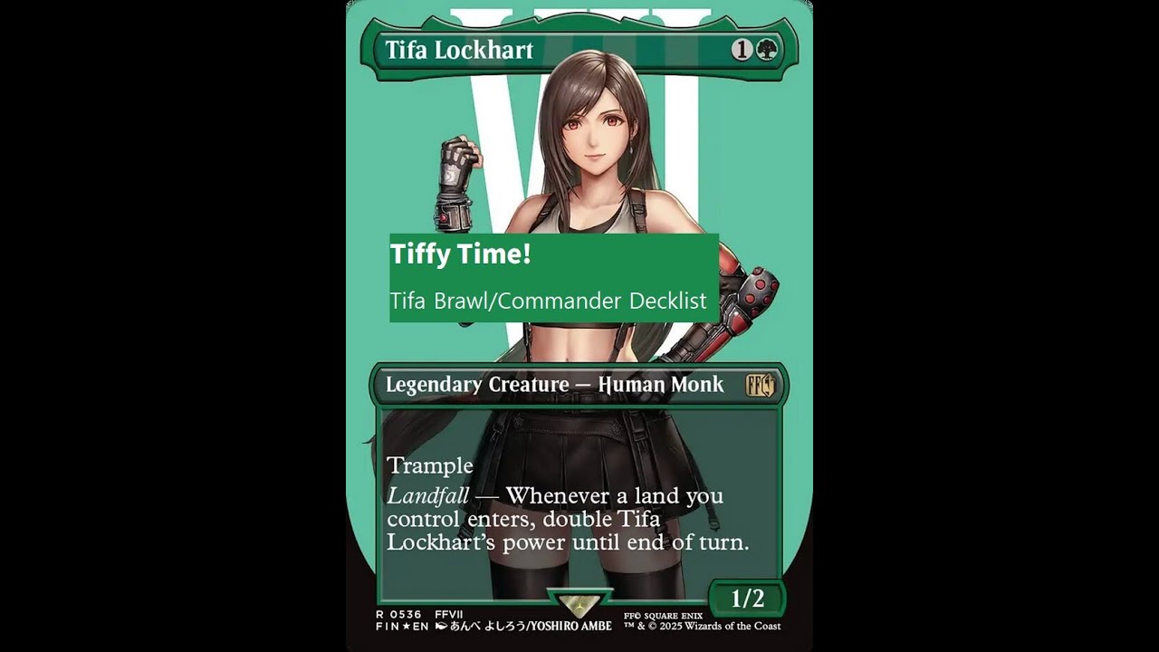 Tifa decklist MTG Brawl/Commander