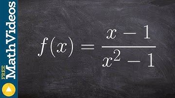 Find and classify the discontinuity of the rational function