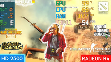 AMD Radeon R4 Graphics vs Intel HD 2500 Gaming - 8 Games in 2022