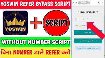 Yoswin Adder Script | Yoswin Refer Script | Without Number Script | Yoswin Unlimited Coin Script