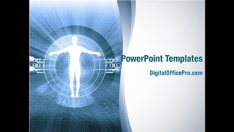 Human Science PowerPoint Template Backgrounds - DigitalOfficePro #08788