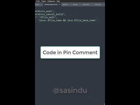 How to compile and run Java code in Sublime Text 4 #short # ...