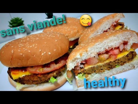 hamburger-avec-steak-végétarien/healthy-et-délicieux-!-🍔😋