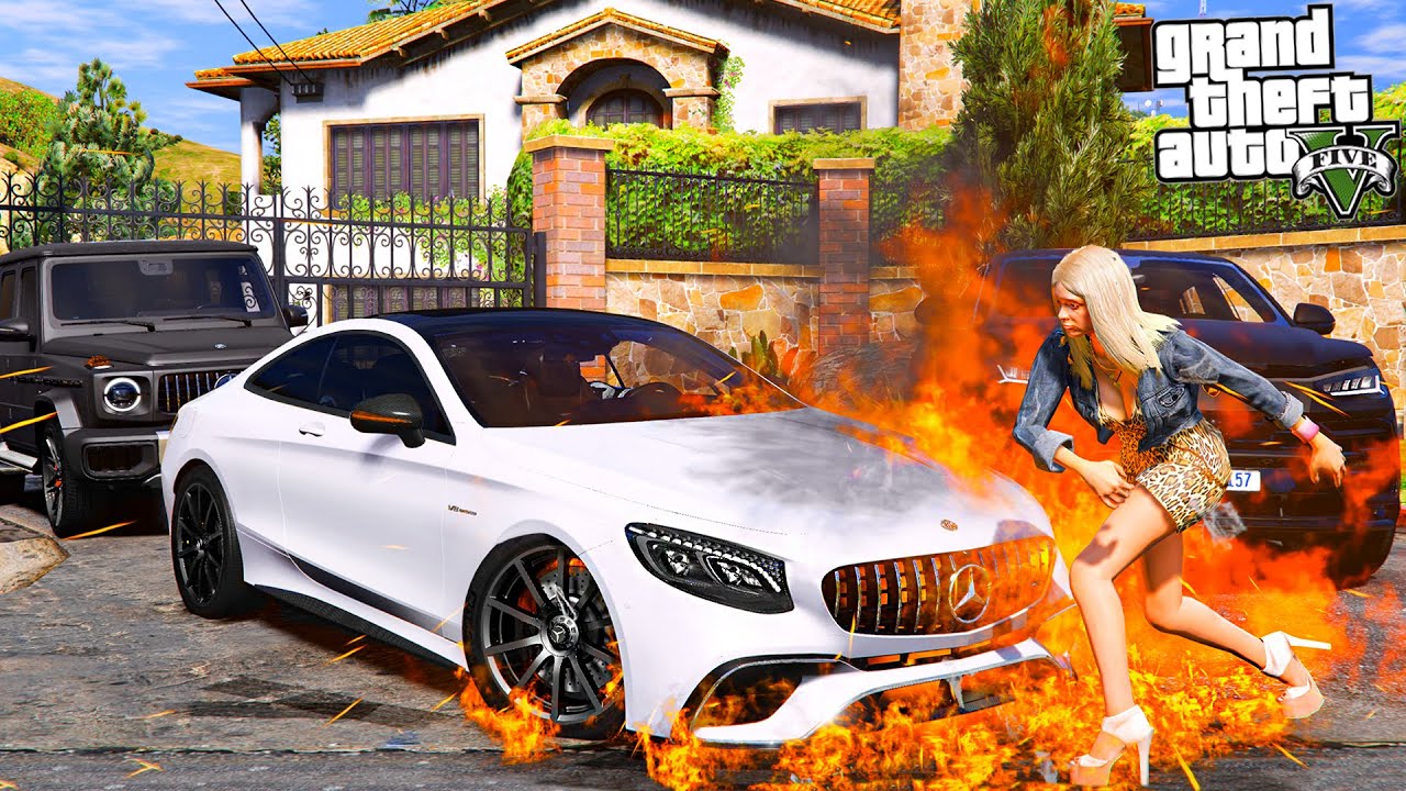 ОТЕЦ И СЫН В GTA 5 - БЫВШАЯ ПОДОЖГЛА МОЙ АВТОПАРК! МОЙ ГЕЛИК СГОРЕЛ ДОТЛА! 🌊ВОТЕР