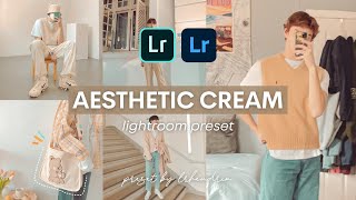 Aesthetic Cream Lightroom Presets | Free Mobile Lightroom Preset Tutorials   DNG | Aesthetic Preset