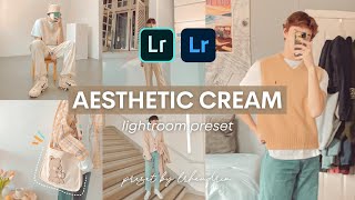 Aesthetic Cream Lightroom Presets  Free Mobile Lightroom Preset Tutorials  Dng  Aesthetic Preset