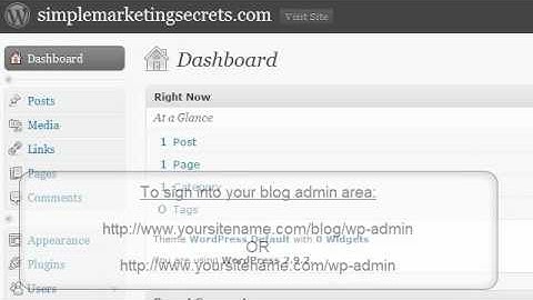 Install Wordpress Flexibility Theme Video Tutorial