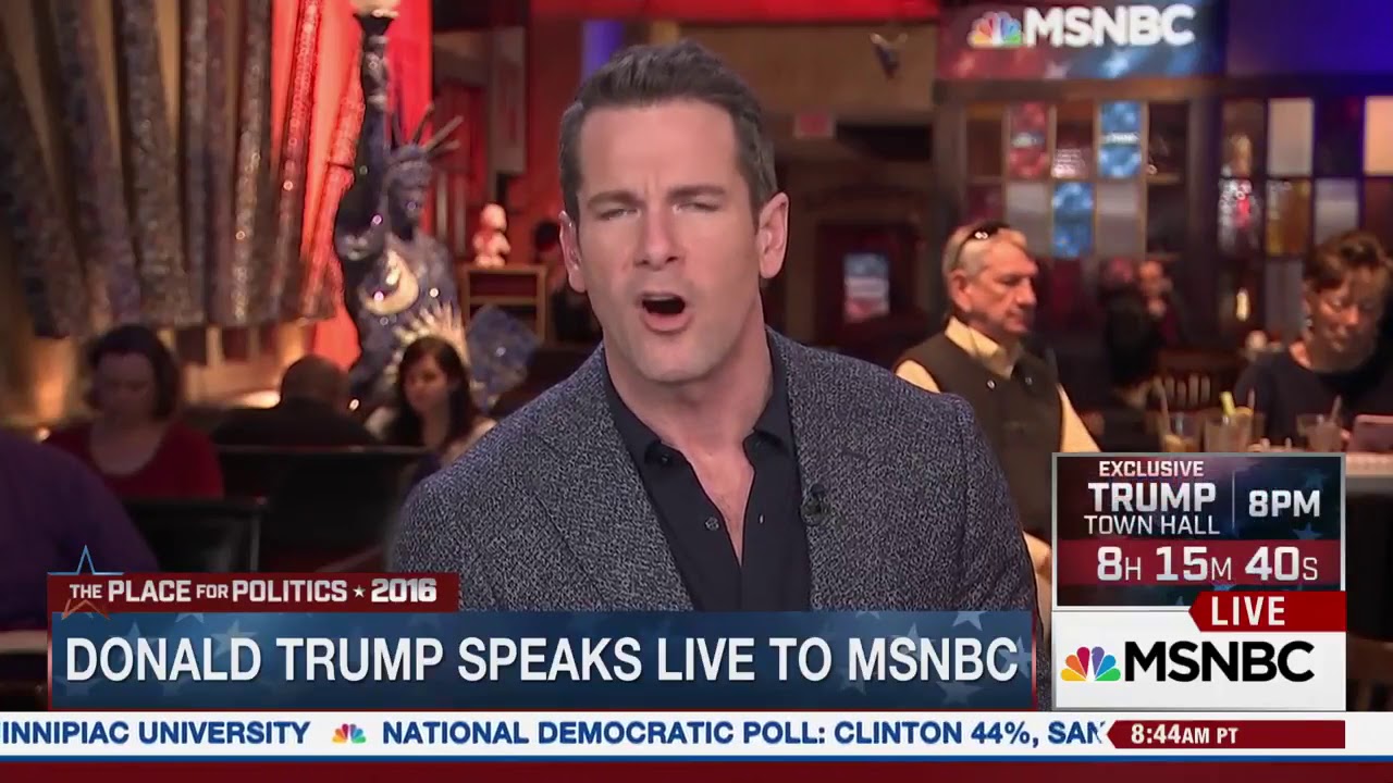 MSNBC: Thomas Roberts Interviews Donald Trump - February 17, 2016
