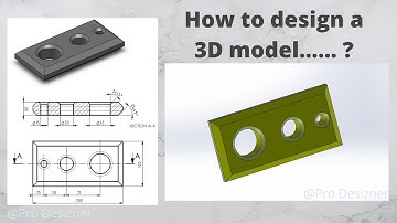 Solidworks Design - Practice Model 5 - Tutorial video (Fillet & Chamfer) - Beginners
