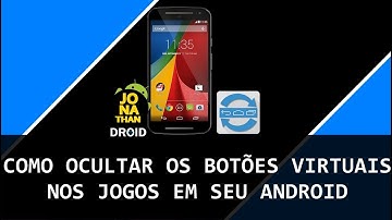 ⭕COMO OCULTAR OS BOTÕES VIRTUAIS DO ANDROID EM JOGOS (SEM ROOT)
