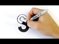 How to draw the atoz of the sansserif alphabet