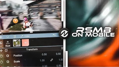 RSMB or MOTION BLUR ON ANDROID/IOS | RSMB EFFECT 90 FPS | TUTORIAL VIDEO