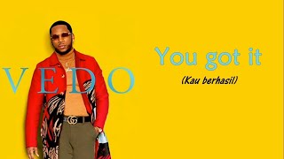 Vedo - You Got It LIRIK INDONESIA | TERJEMAHAN