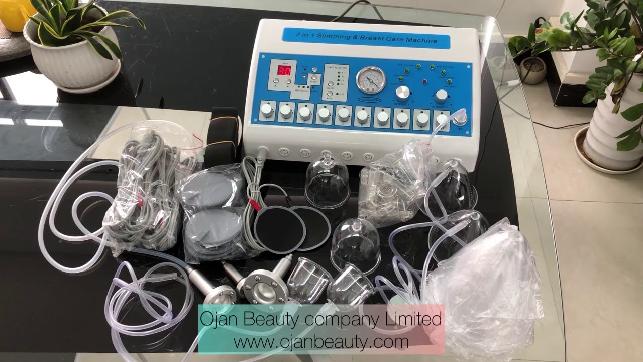 2 in 1 EMS slimming and vacuum therapy breast care machine YouTube