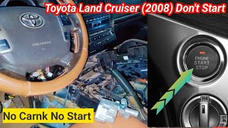 Toyota Land Cruiser Push button No Green Light No Crank No Start /land cruiser not start just clicks