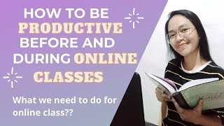 How To Be Productive In Online Classes │ Study Tips │ Vlog 5