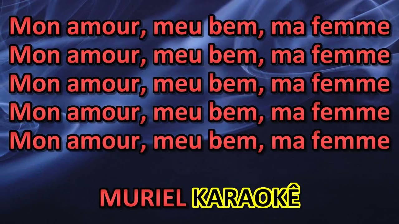 Karaokê Mon Amour Meu Bem Ma Femme Caviar Com Rapadura Canta Reginaldo Rossi